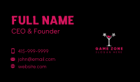 Star Cocktail Bar Business Card Image Preview