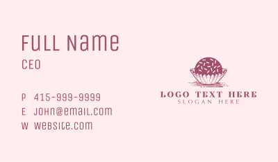 Mochi Sweet Cake Business Card Image Preview