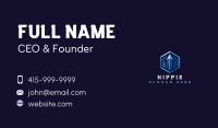 Modern Arrow Growth  Business Card Image Preview