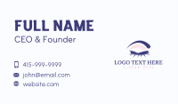 Lashes Model Beauty Business Card Image Preview