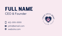 Paw Heart Care Business Card Preview