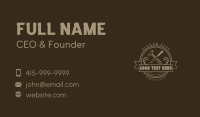 Carpentry Builder Tools Business Card Preview