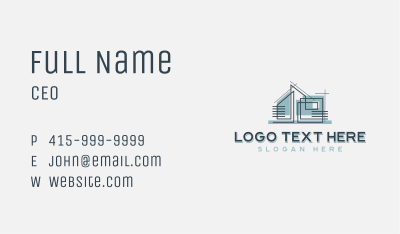Architecture Firm Contractor Business Card Image Preview