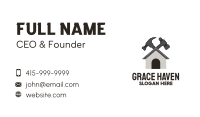Grey Hammer House Repair Business Card Image Preview
