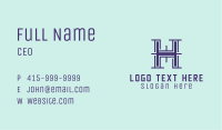 Property Letter H Business Card Image Preview