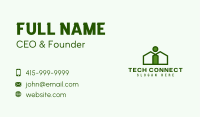 Green Real Estate Architecture  Business Card Image Preview