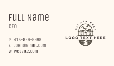 Home Renovation Badge Business Card Image Preview