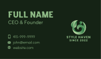 Human Leaf Garden Business Card Image Preview