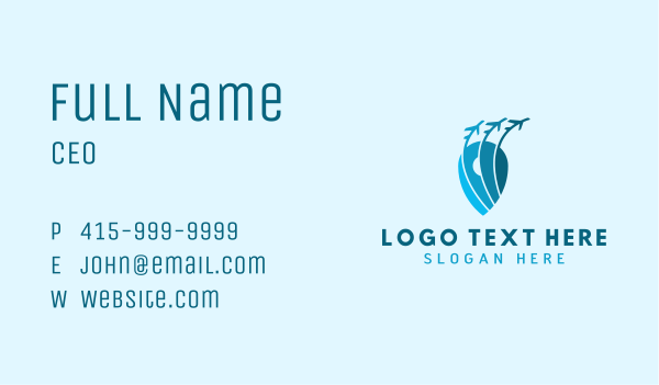 Location Pin Aviation Business Card Design Image Preview