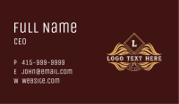 Luxury Classic Crest Business Card Image Preview
