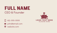 Pork Barbecue Grill  Business Card Image Preview