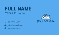 Blue Sydney Opera House Business Card Preview