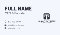 Generic Corporate Letter T Business Card Image Preview