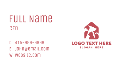 Dog Cat House Business Card Image Preview