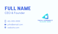 Abstract Tech Business Business Card Image Preview