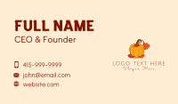 Fall Season Pumpkin Business Card Image Preview