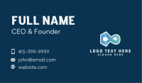 Gradient Agency Loop Business Card Image Preview