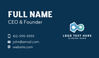 Gradient Agency Loop Business Card Preview