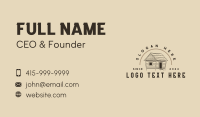 Nipa Hut Cottage Business Card Design