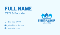 Blue Subdivision Residence  Business Card Image Preview