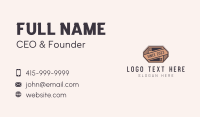 Carpentry Workshop Saw Business Card Image Preview