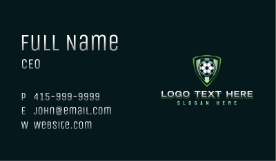 Soccer Sport League Business Card Image Preview