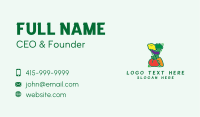 Organic Fruit Veggies Business Card Design