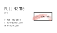 General Business Brush Wordmark Business Card Image Preview