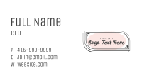 General Business Brush Wordmark Business Card Image Preview