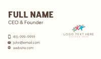 Family Social People Business Card Design