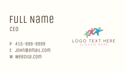 Family Social People Business Card Image Preview