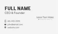Arrow Fashion Wordmark Business Card Design