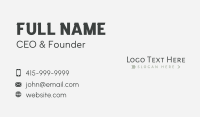 Arrow Fashion Wordmark Business Card Image Preview