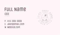 Flower Woman Spa Business Card Image Preview