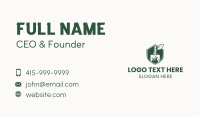 Grass Shovel Leaf Business Card Image Preview
