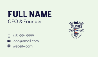 Barbershop Haircut Grooming Business Card Image Preview