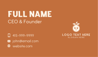 Round Leaf Face Business Card Image Preview