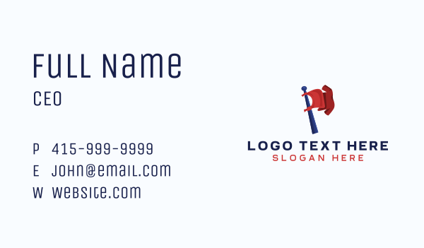 Flag Tshirt Apparel Business Card Design Image Preview