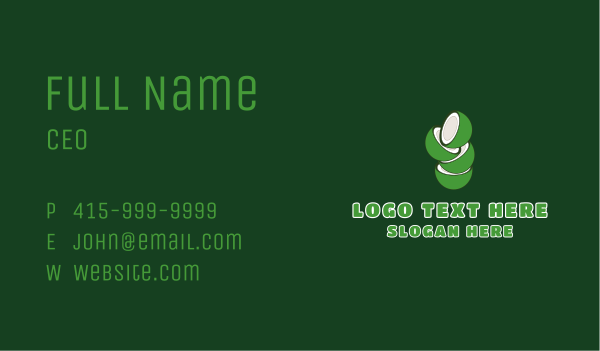 Coconut Fruit Business Card Design Image Preview