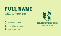 Green Gardener Man Business Card Image Preview