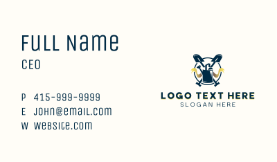 Watering Can Shovel Landscaping Business Card Image Preview