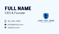 Lion Crest Shield Business Card Image Preview