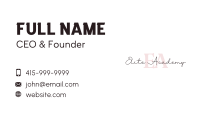 Feminine Fashion Designer Business Card Image Preview