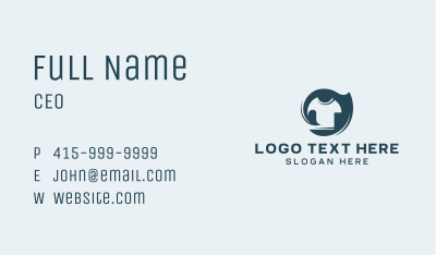Clothing Apparel T-shirt Business Card Image Preview