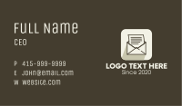Mail App Icon Business Card Image Preview