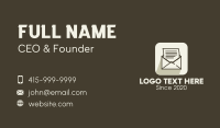 Mail App Icon Business Card Image Preview