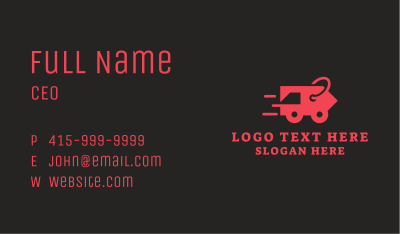 Automotive Car Tag  Business Card