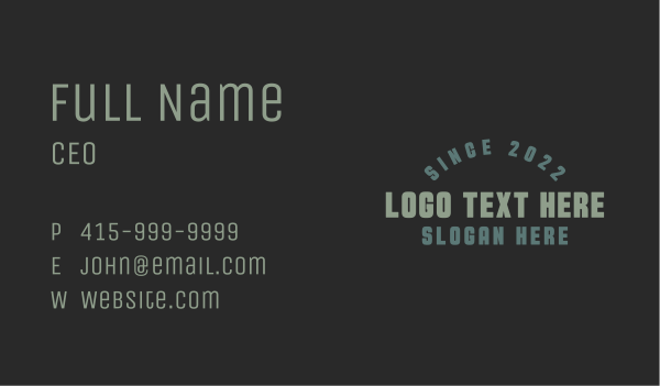 Masculine Arch Business Business Card Design Image Preview