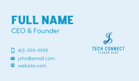 Abstract Fluid Tech Business Card Image Preview