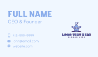 Sanitation Cleaning Spray Business Card Image Preview